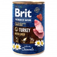 BRIT Premium by Nature Turkey with Liver 400g