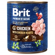 BRIT Premium by Nature Chicken with Chicken Hearts 800g
