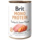 Konzerva BRIT mono Protein Turkey@Sweet Potato 400g
