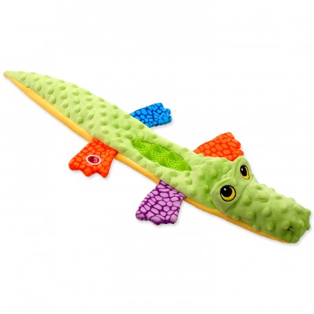 Krokodýl z mikroplyše a plastu