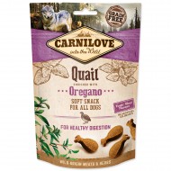 CARNILOVE Dog Semi-Moist Snack Quail enriched with Oregano 200g